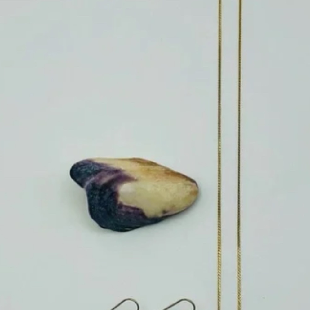Laurel Burch Plum Blossom: Earrings and Necklace Purple on Gold- RARE & RETIRED! - Picture 7 of 9